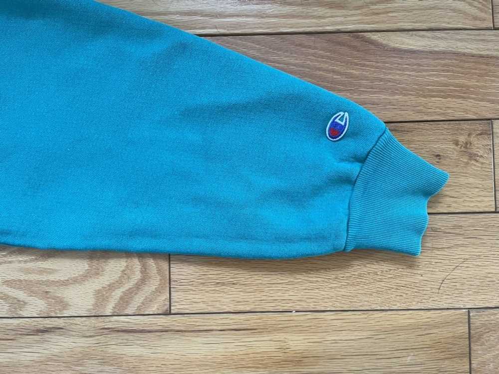 Champion Vintage 🔥 Champion Crewneck Aqua XL Fit… - image 5