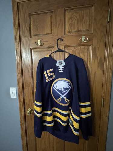 Monkeysports Buffalo Sabres Uncrested Junior Hockey Jersey in Navy Size Goal Cut (Junior)