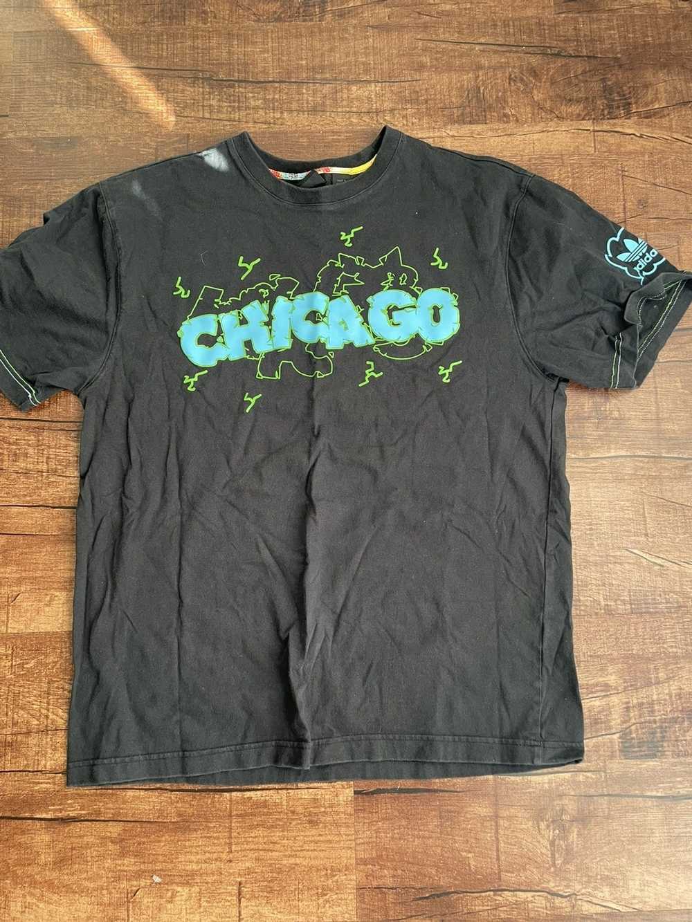 Adidas Vintage Adidas Chicago Bulls T Shirt - image 1