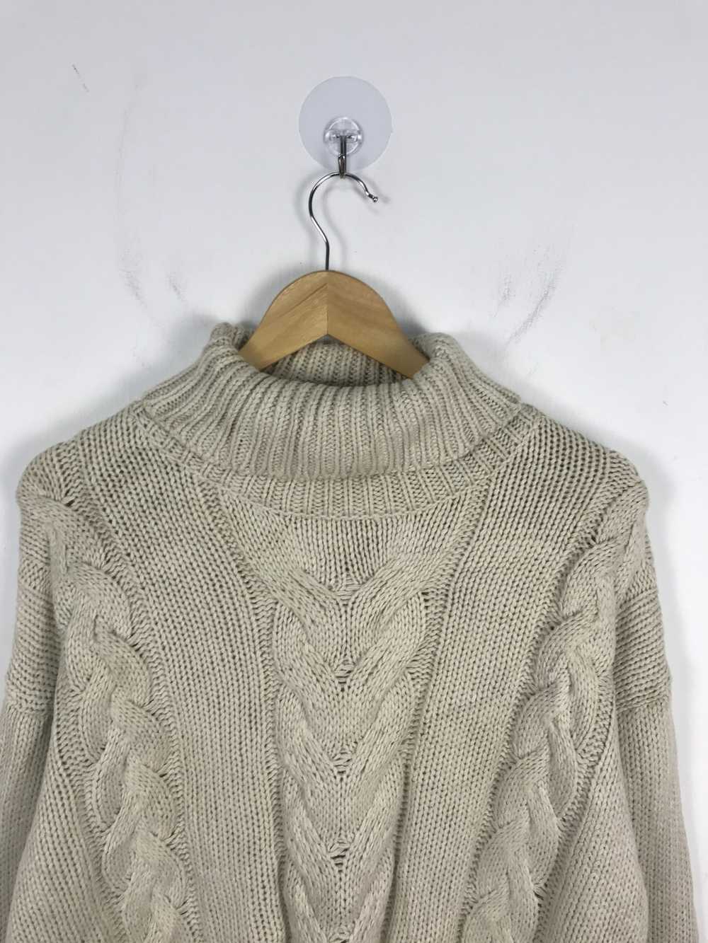 Aran Isles Knitwear × Japanese Brand Gu Turtlenec… - image 2