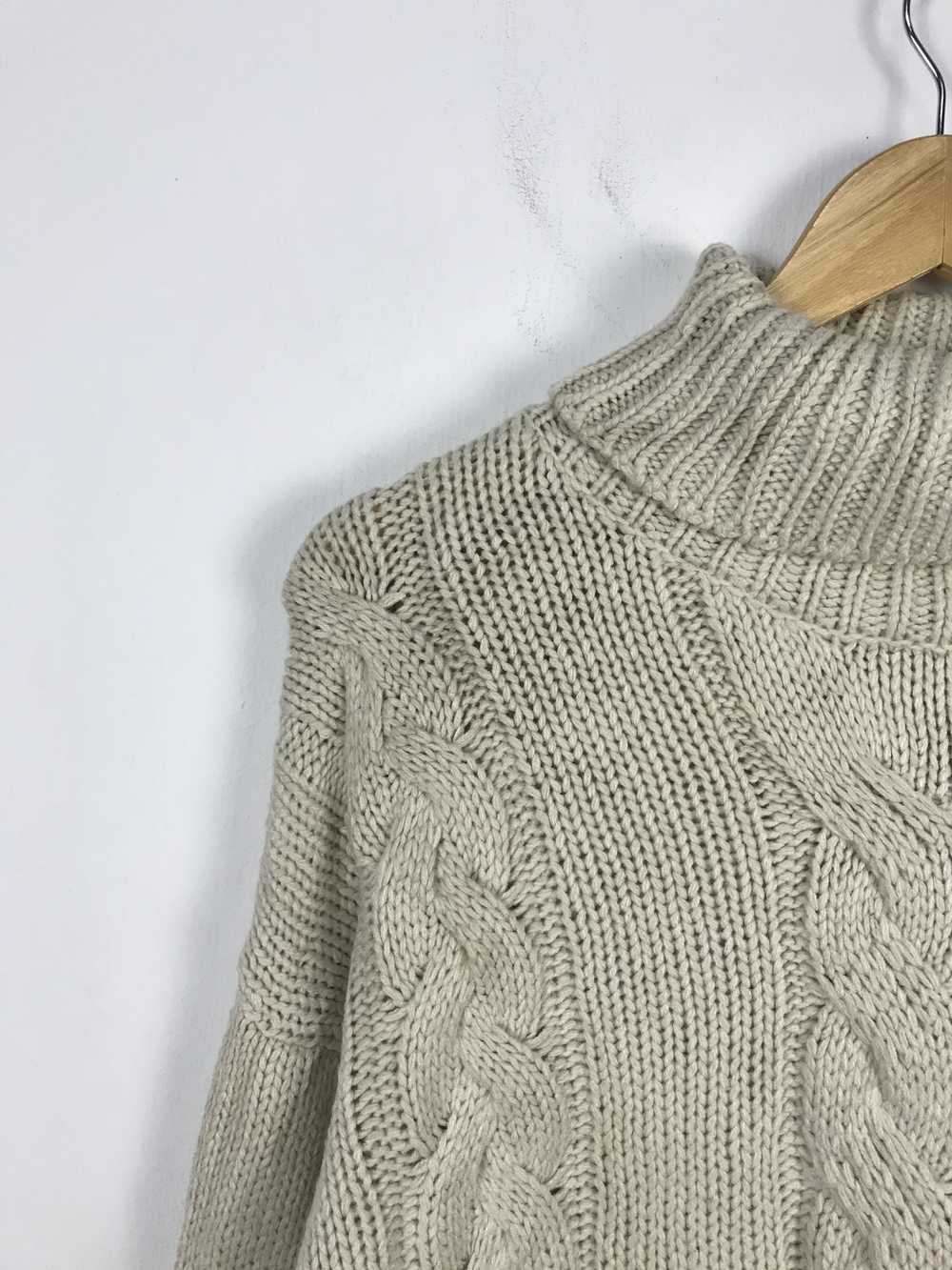 Aran Isles Knitwear × Japanese Brand Gu Turtlenec… - image 4