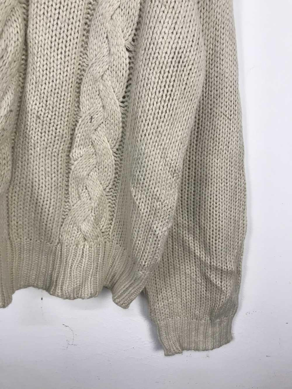 Aran Isles Knitwear × Japanese Brand Gu Turtlenec… - image 6