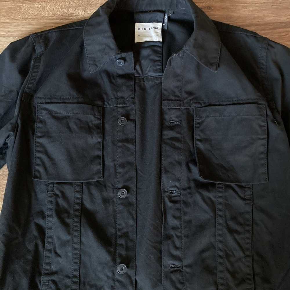 Helmut Lang Helmut Lang Black Denim Field jacket … - image 3