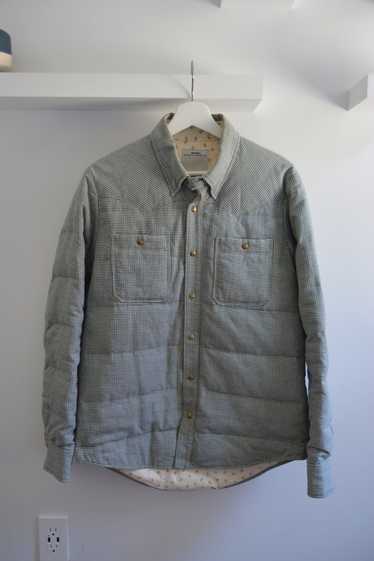 Visvim Indigo Check Kerchief Down Jacket