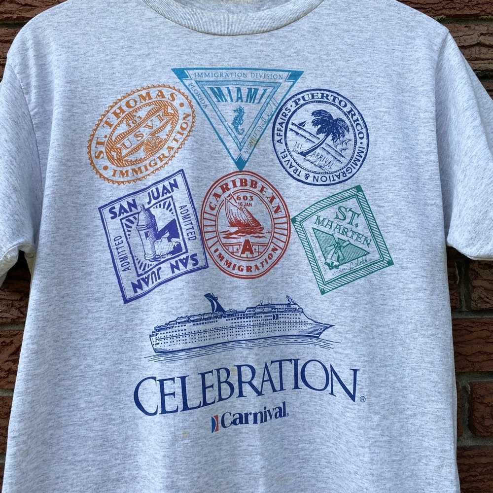 Vintage 1990’s Carnival Cruises travel shirt - image 3
