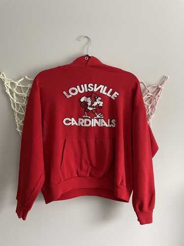 Vintage Vintage Cropped Louisville Cardinals Hoodi