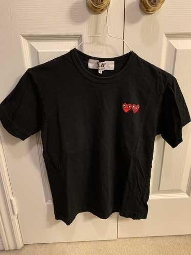 Comme Des Garcons Play CDG Play Double Heart Tee - image 1