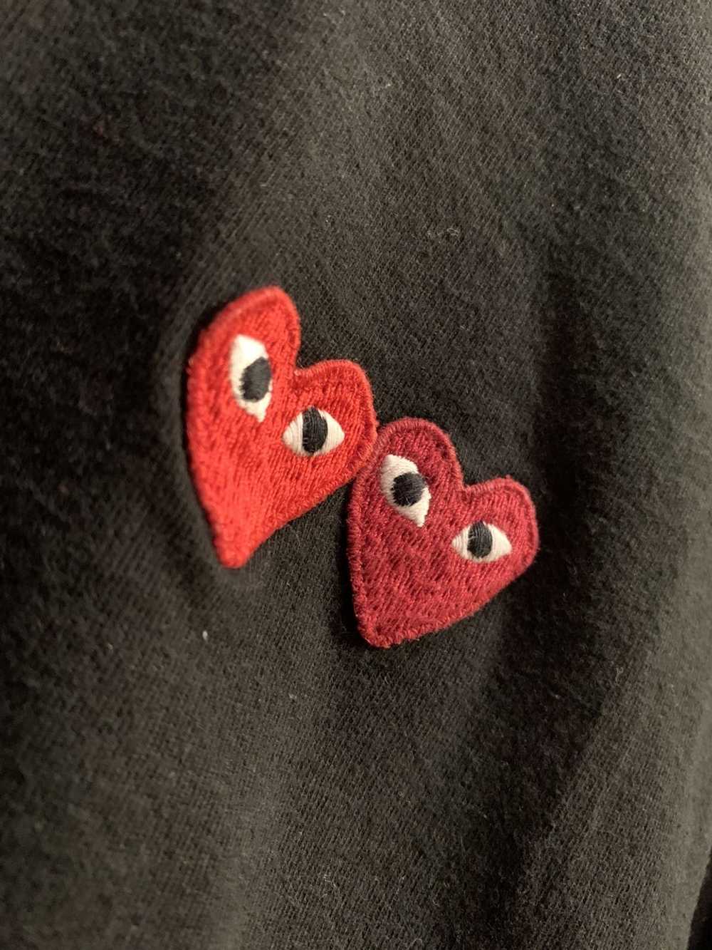 Comme Des Garcons Play CDG Play Double Heart Tee - image 3