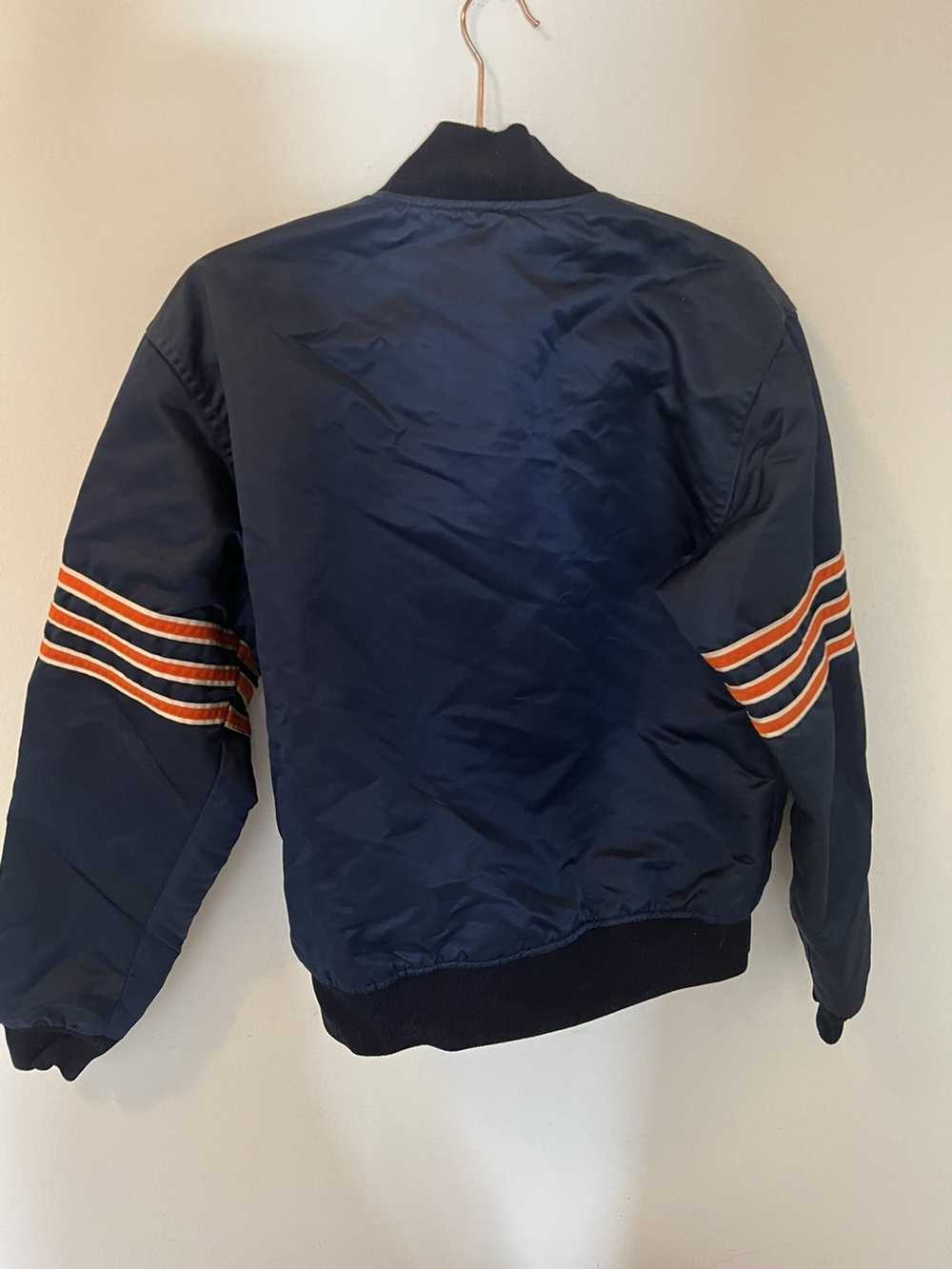 Chicago Bears Navy Striped Vintage Starter Jacket