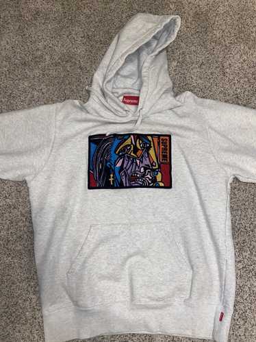 Supreme Supreme Picasso disturbed face hoodie fw19