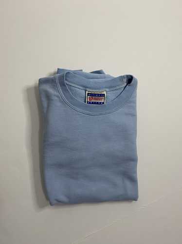 Hanes × Vintage 90s baby blue hanes sweatshirt