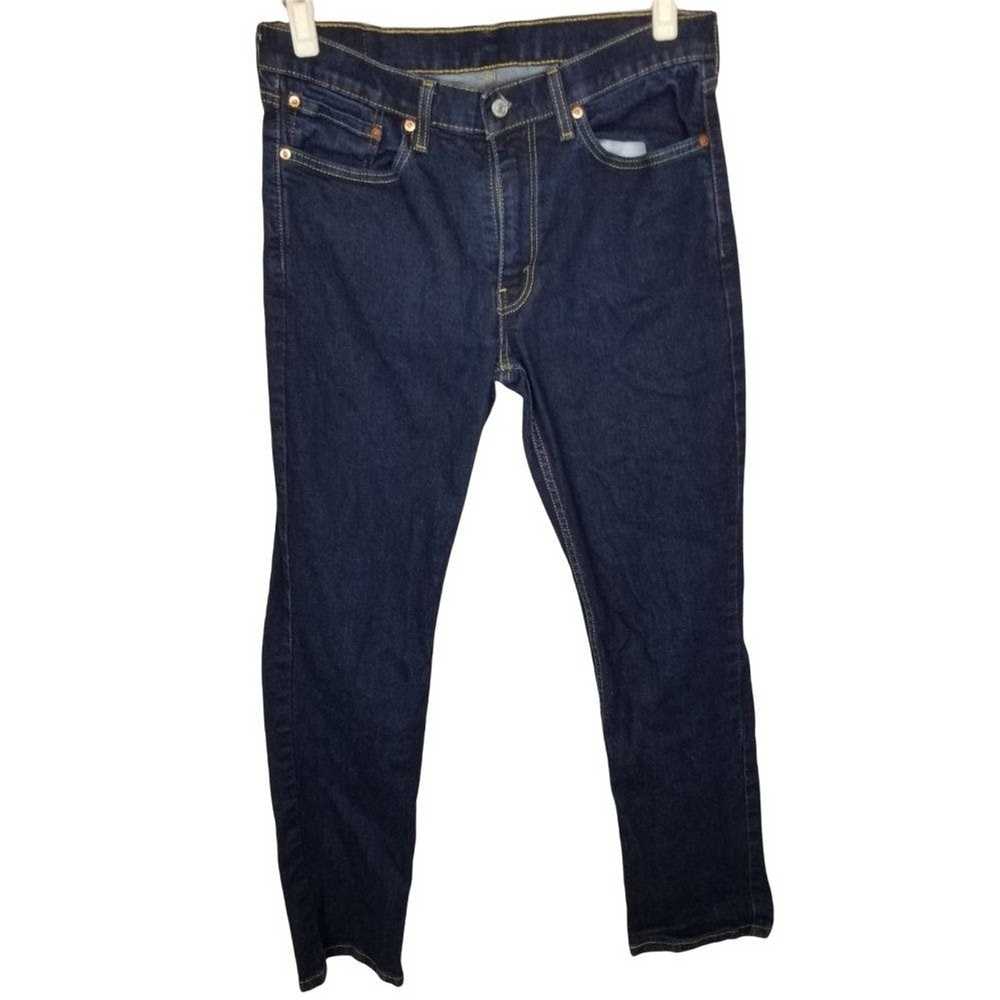 Levi's Levi's 514 Mens 34X34 Blue Dark Wash Denim… - image 2