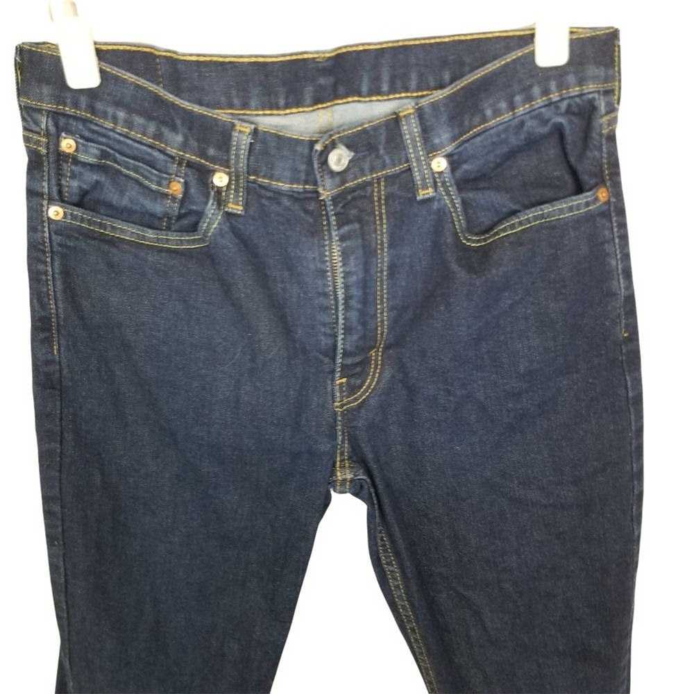 Levi's Levi's 514 Mens 34X34 Blue Dark Wash Denim… - image 3