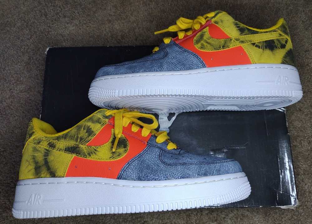 Nike Nike Air Force 1 '07 LV8 'Dark Sulphur Tie D… - image 2