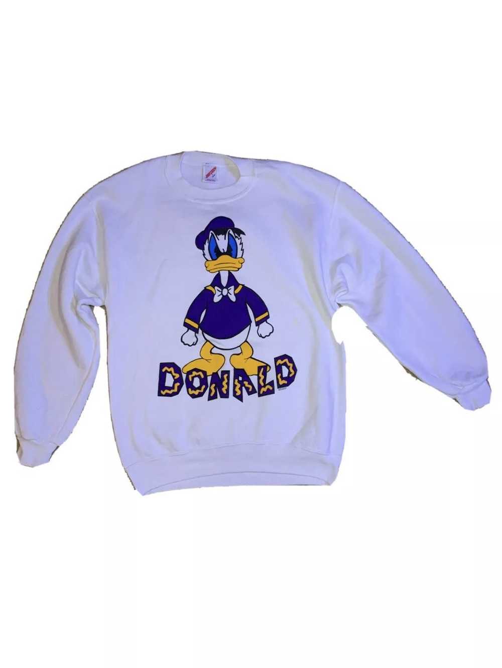 Disney Donald Duck Disney Vintage 90’s Pullover C… - image 1