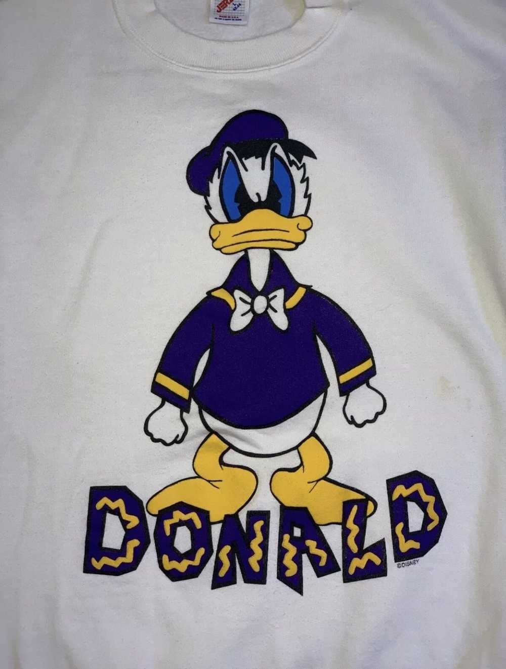 Disney Donald Duck Disney Vintage 90’s Pullover C… - image 3