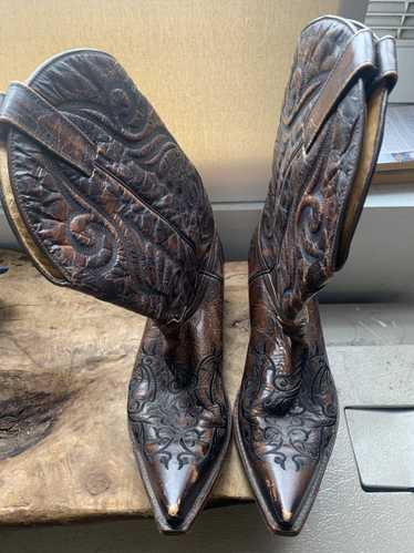 2605 Sendra Cowboystiefel Wildleder Old Martens