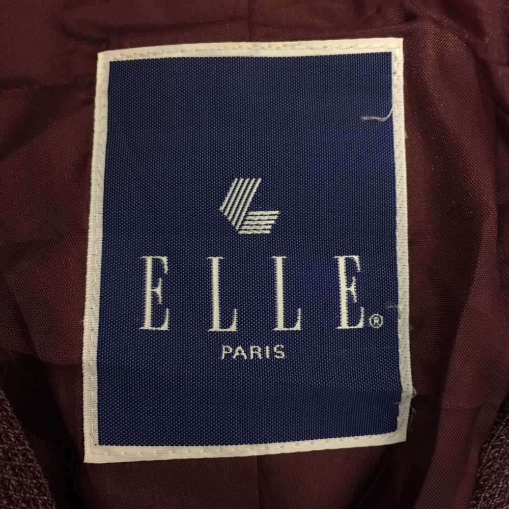 Vintage ELLE PARIS Striped Button Blazer Sport Co… - image 7