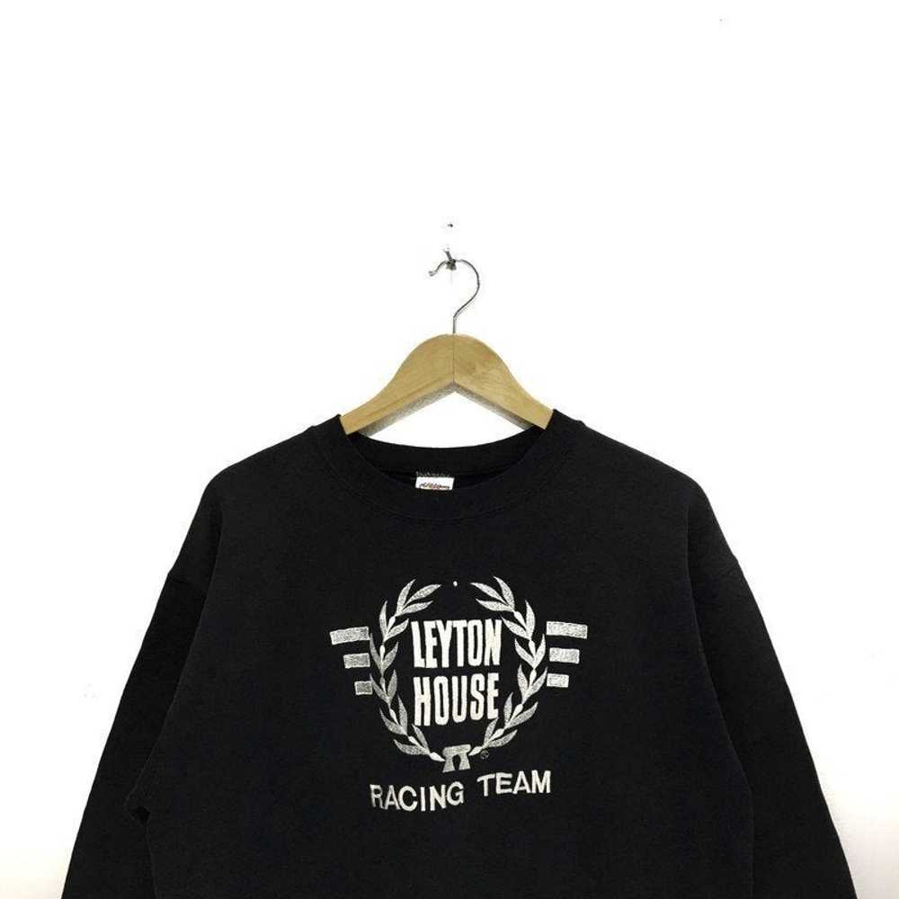 Vtg LEYTON HOUSE Formula 1 Racing Team Sweatshirt… - image 2