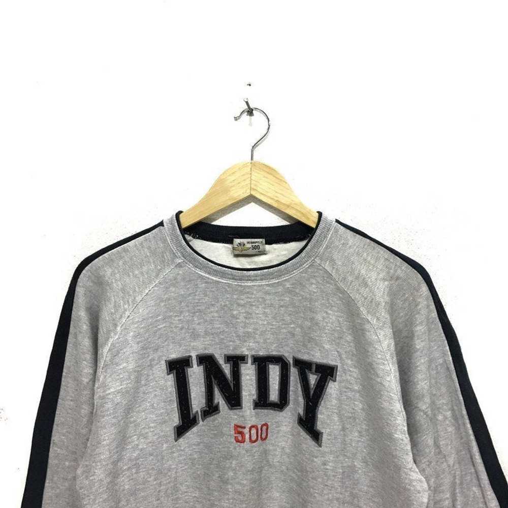 Vintage INDIANAPOLIS 500 Sweatshirt Big Logo Spel… - image 4