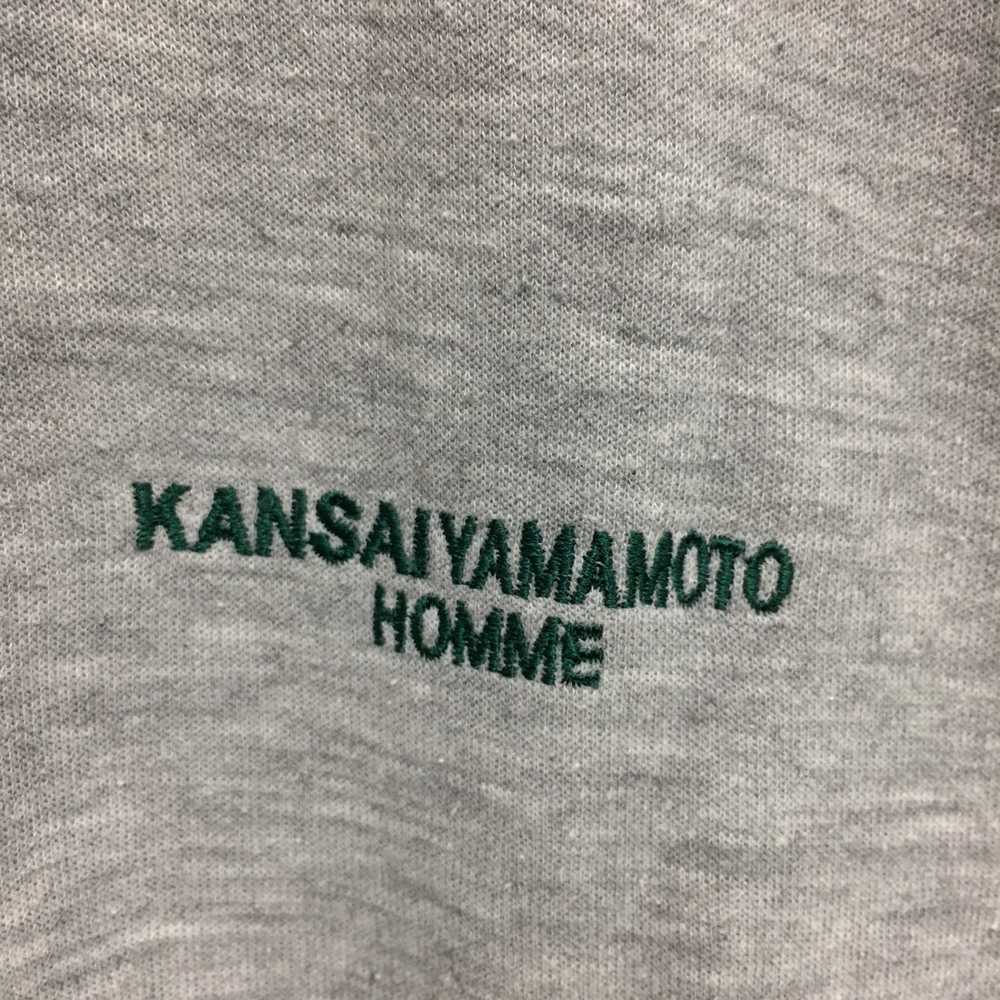 Vintage KANSAI YAMAMOTO Homme Half Button Sweatsh… - image 5