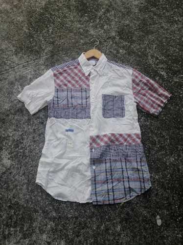 Karl Helmut Patchwork Buttons Shirt