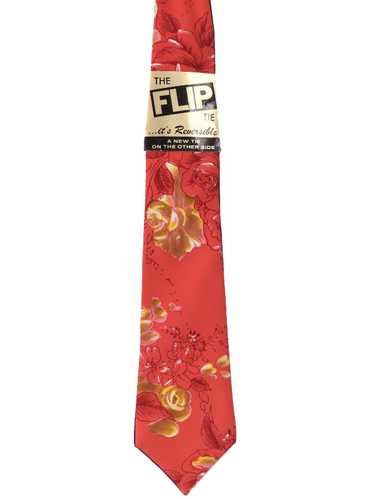 1970's The Flip Tie Mens Wide Disco Necktie - image 1