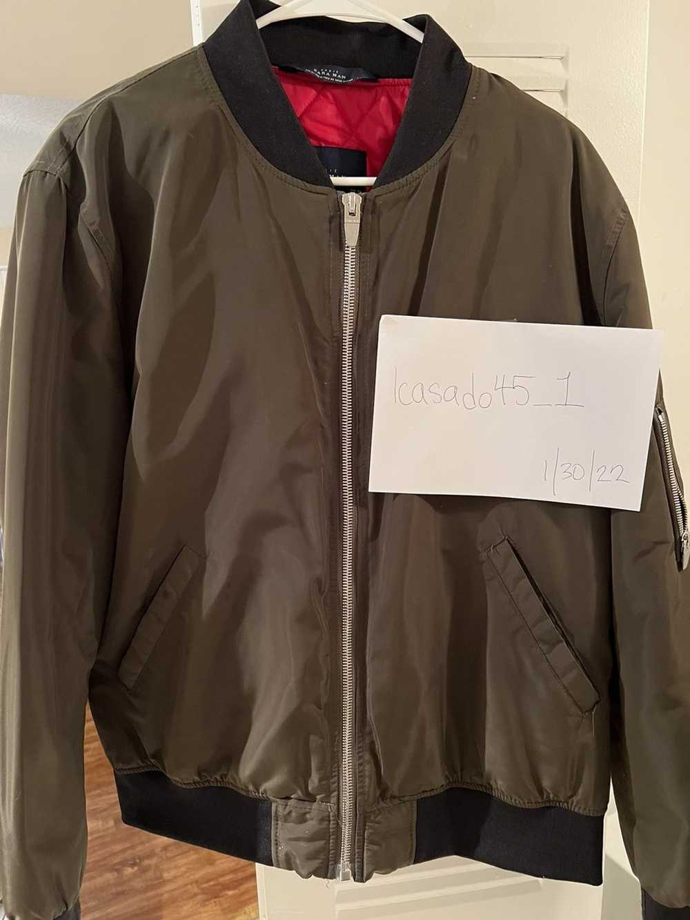 Zara Green Zara Bomber Jacket - image 1