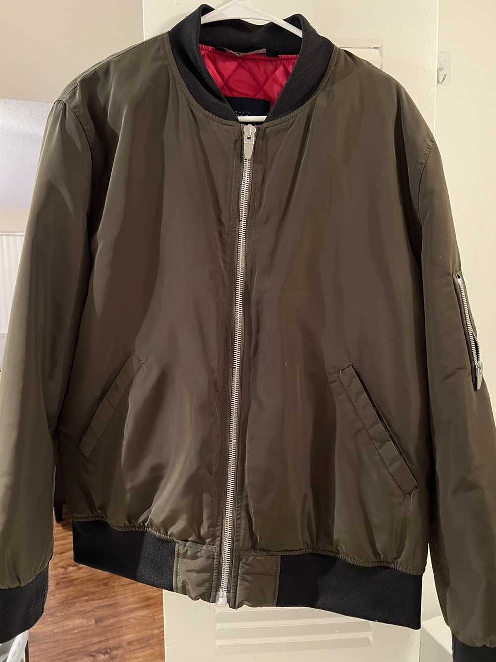 Zara Green Zara Bomber Jacket - image 3