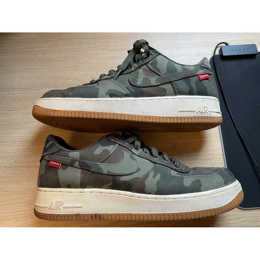 Nike x Supreme Air Force 1 cloth low trainers - image 2