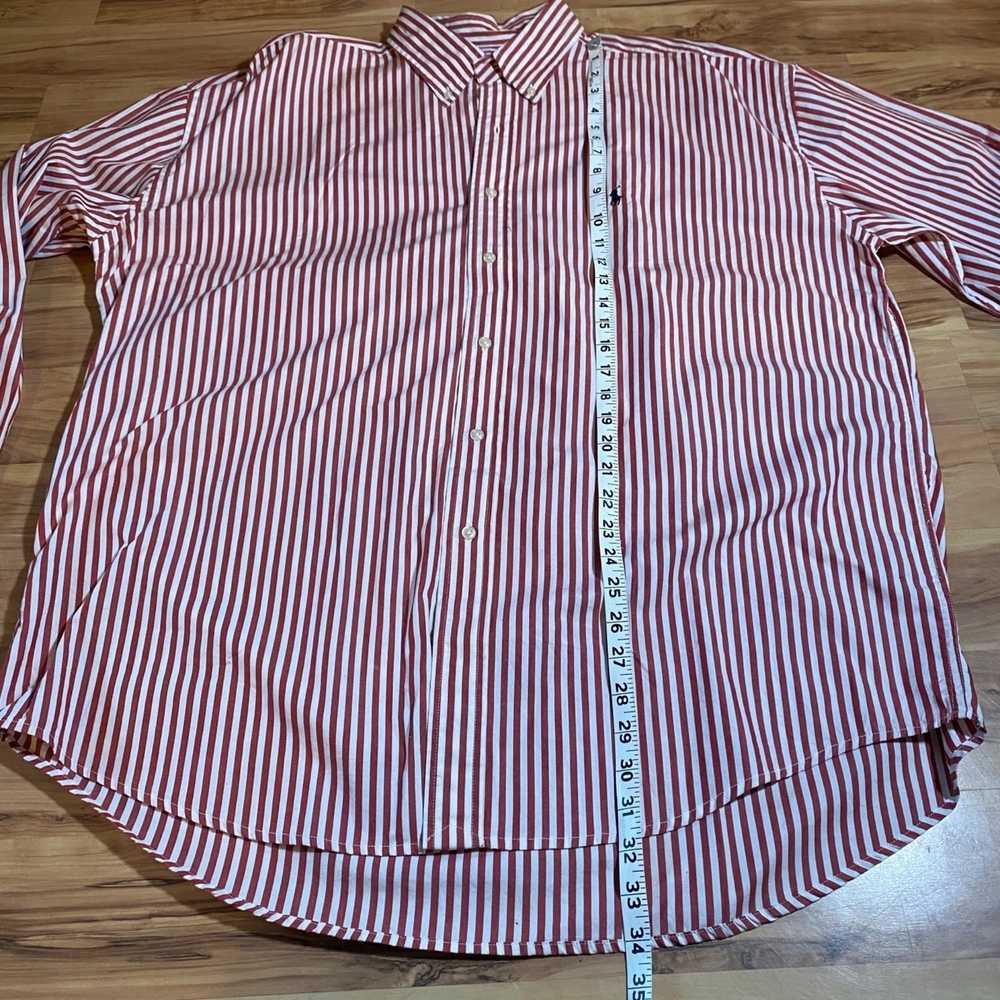 Ralph Lauren Red & White striped Ralph Lauren XXL… - image 4