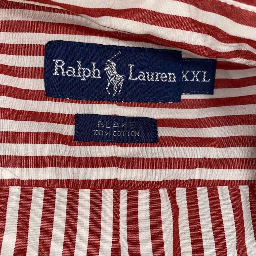 Ralph Lauren Red & White striped Ralph Lauren XXL… - image 6