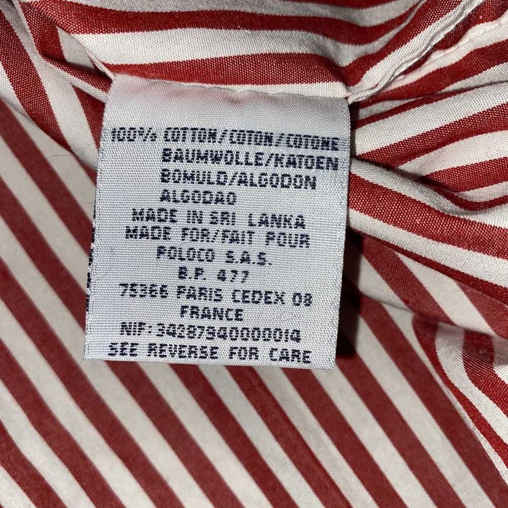 Ralph Lauren Red & White striped Ralph Lauren XXL… - image 7