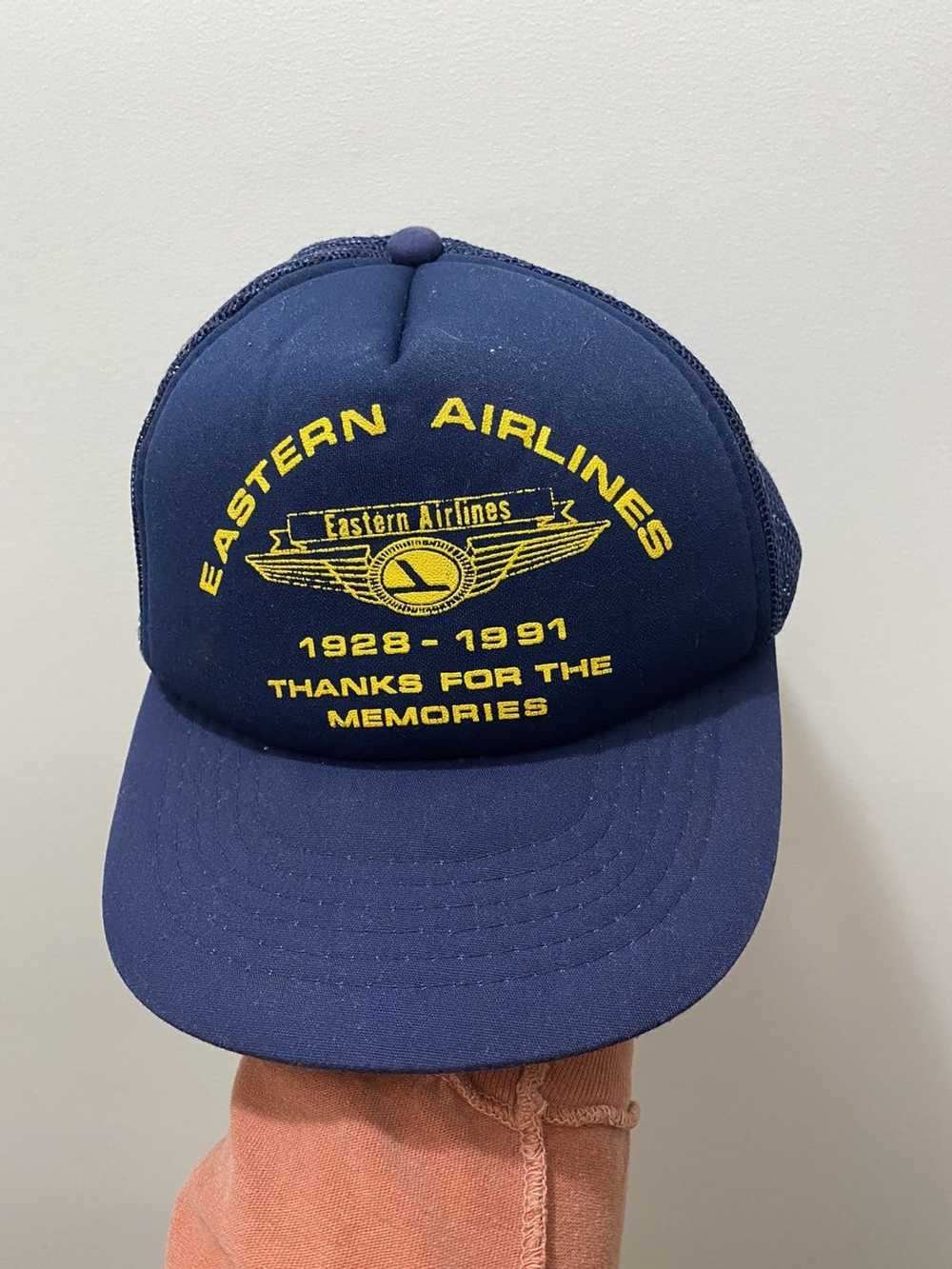 Vintage Eastern Airlines Commemorative Trucker Cap - image 1