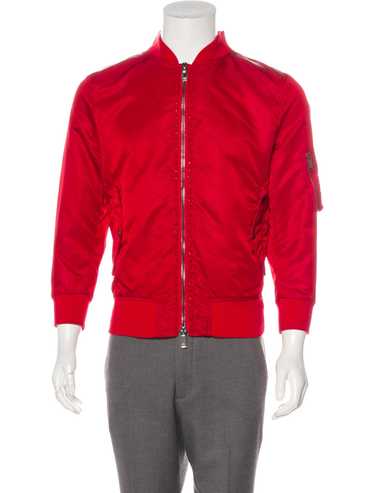 RED VALENTINO ラムジャケット Men's red Valentino bomber jacket with Rockstud accen… - Gem