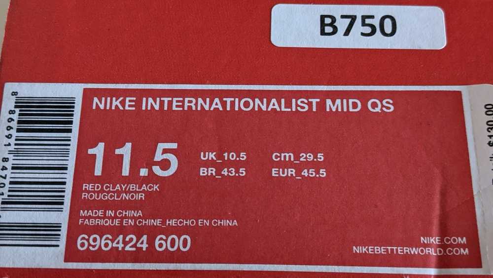 Nike NIKE INTERNATIONIST MID QS SIZE 11.5 RED CLA… - image 4