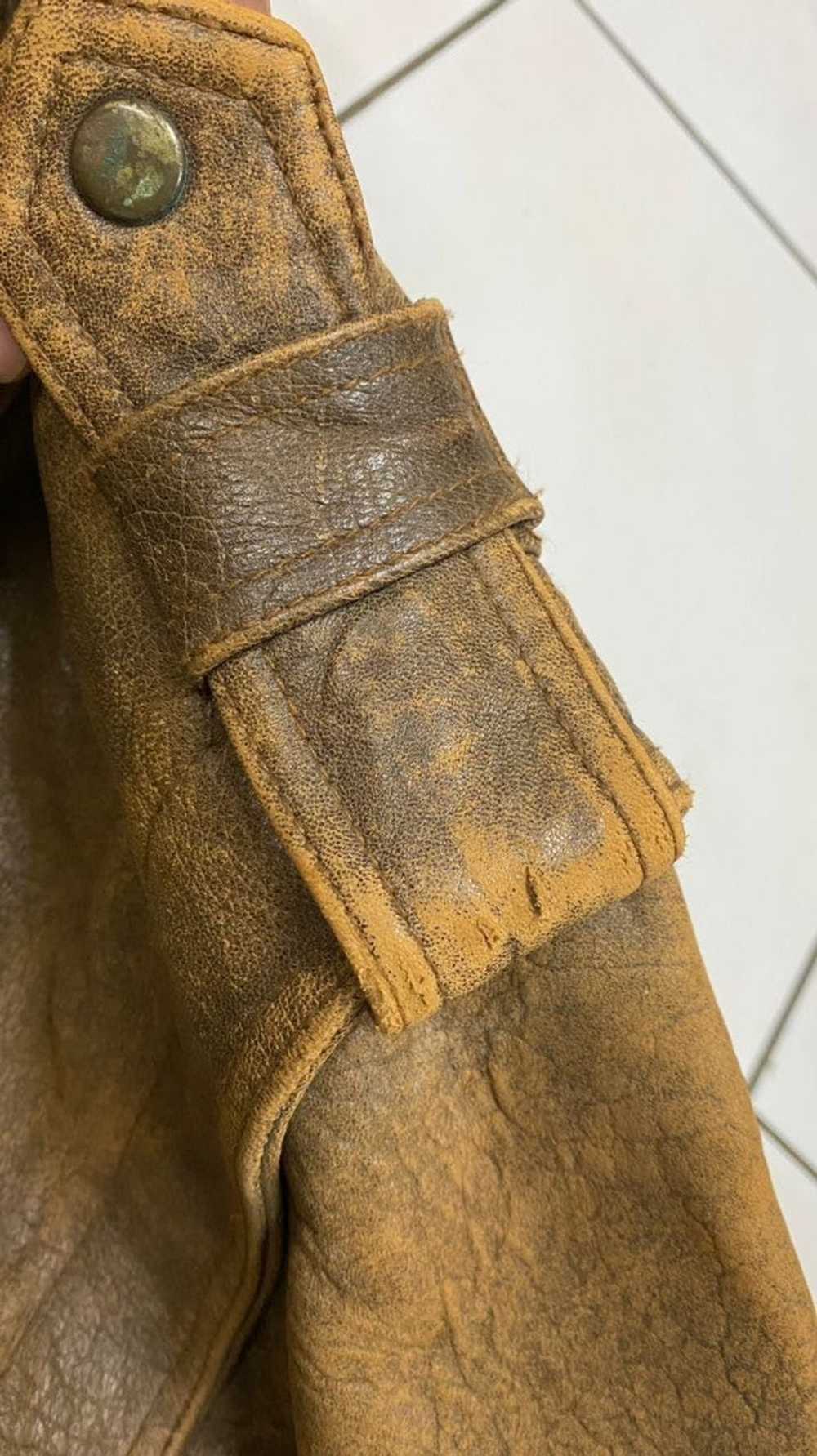 Leather Jacket × Military × Vintage Vintage Type … - image 10