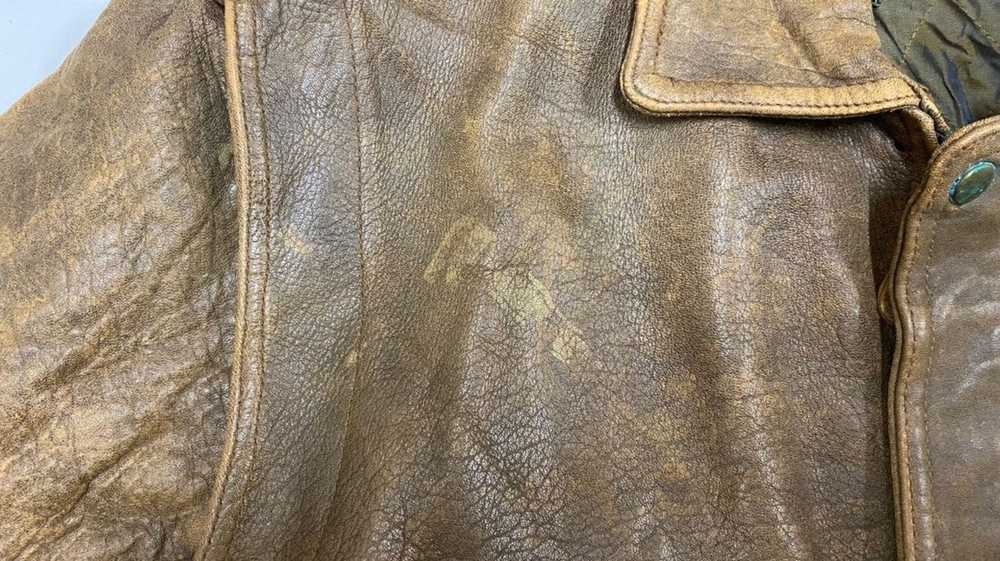 Leather Jacket × Military × Vintage Vintage Type … - image 4