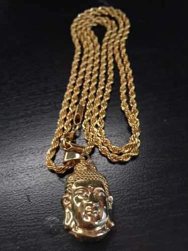 Gold Plated × Jewelry Buddha Gold Piece 14k plated