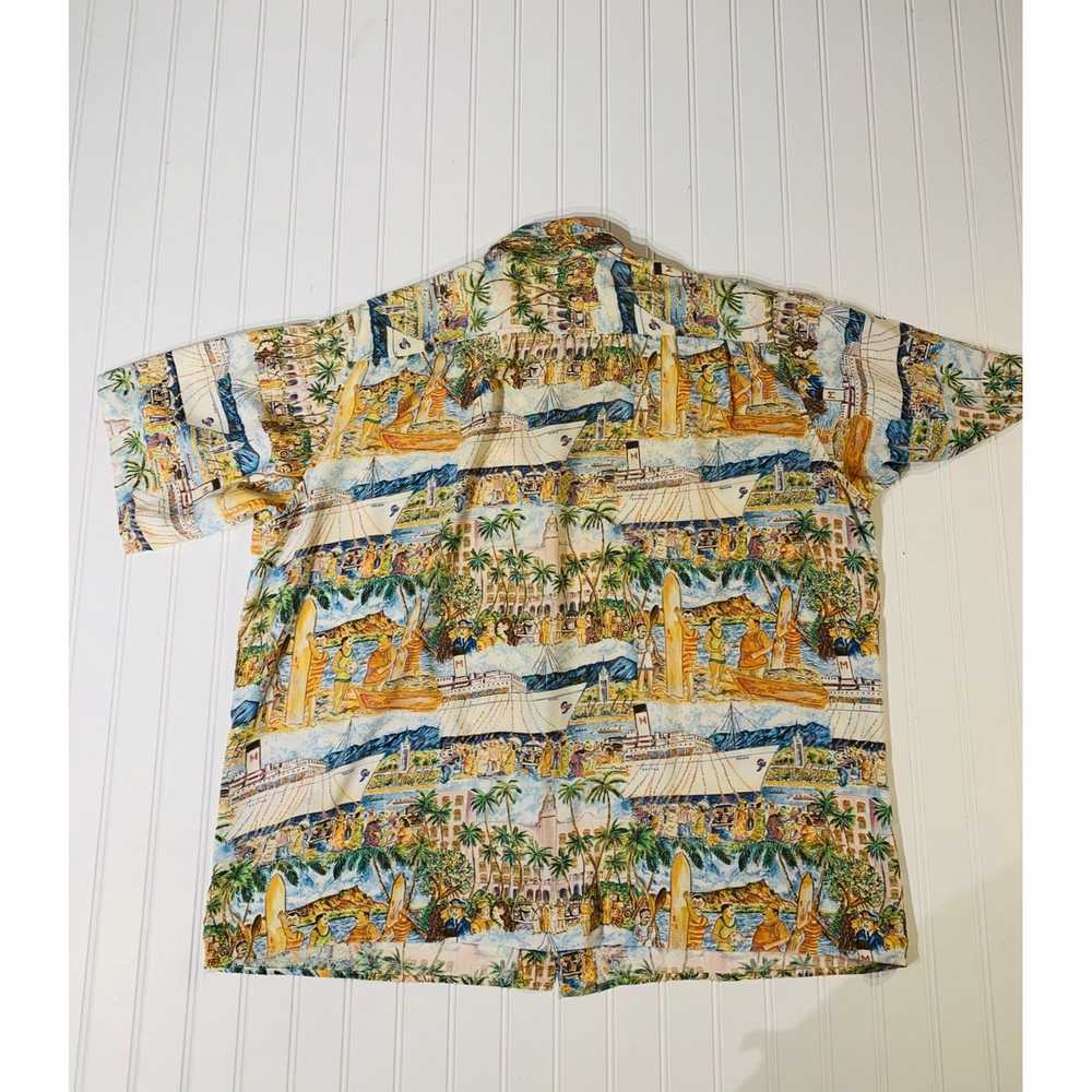 VTG Reyn Spooner Oakland Athletics As MLB Hawaiian Shirt Mens Sz Large EUC  RARE