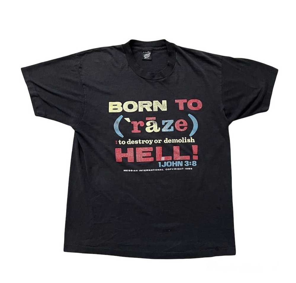 Vintage 1990’s Born To Raise Hell T-shirt - image 1