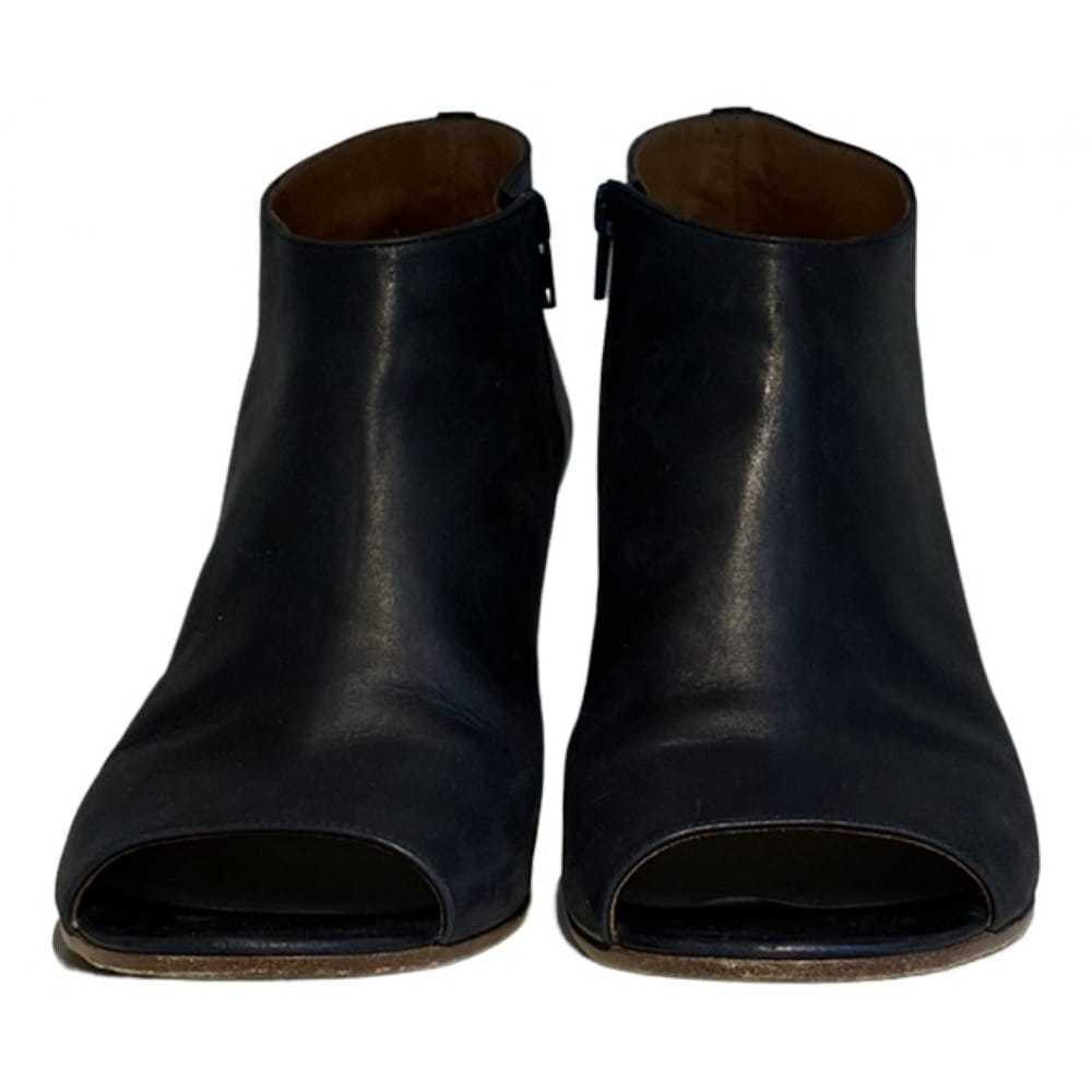 Maison Martin Margiela Leather open toe boots - image 1