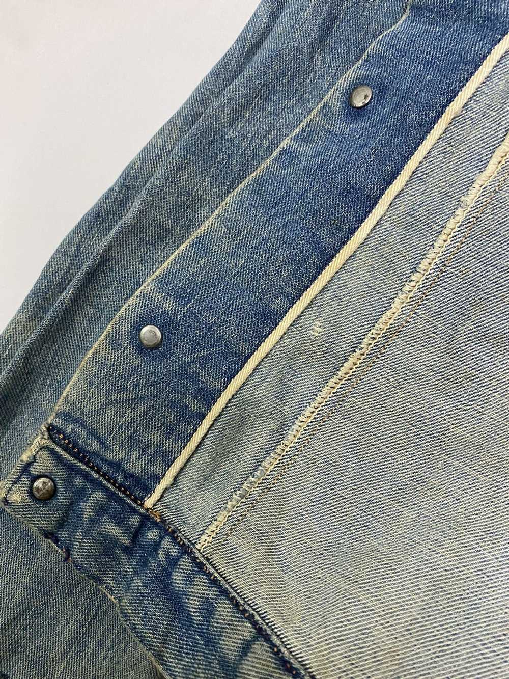 Distressed Denim × Made In Usa × Wrangler Vintage… - image 9