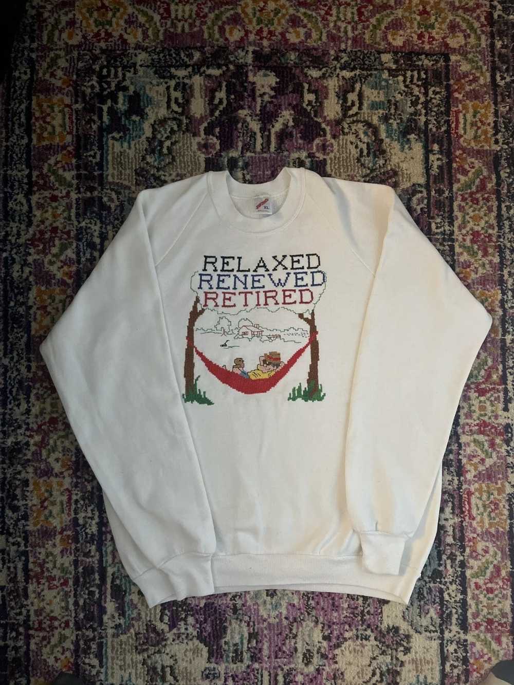 Custom Custom hand embroidered grandpa sweater - image 1