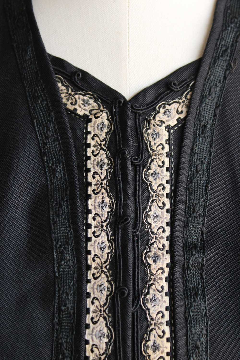 Antique Victorian Black Silk Jacket - image 4