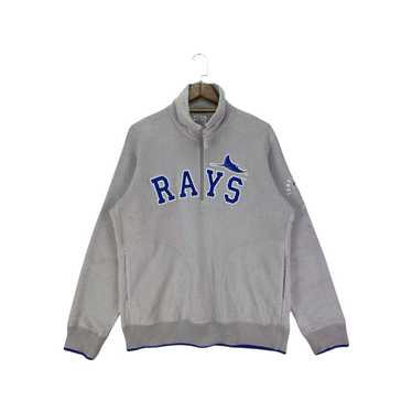 MLB × Uniqlo Vintage Tampa Bay Rays Half Zip Flee… - image 1