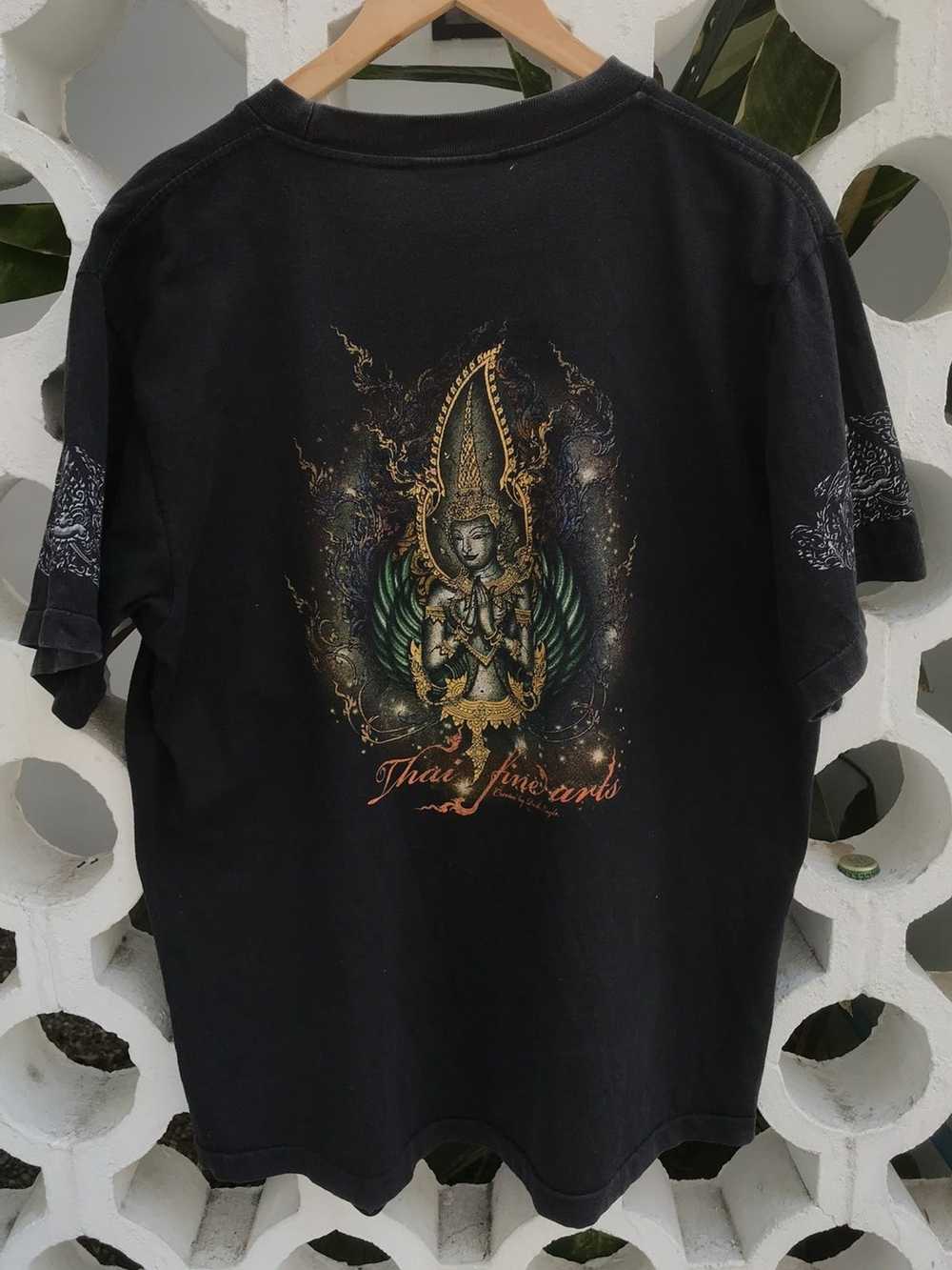 Streetwear × Vintage Thai Fine Arts Big Print Vin… - image 2