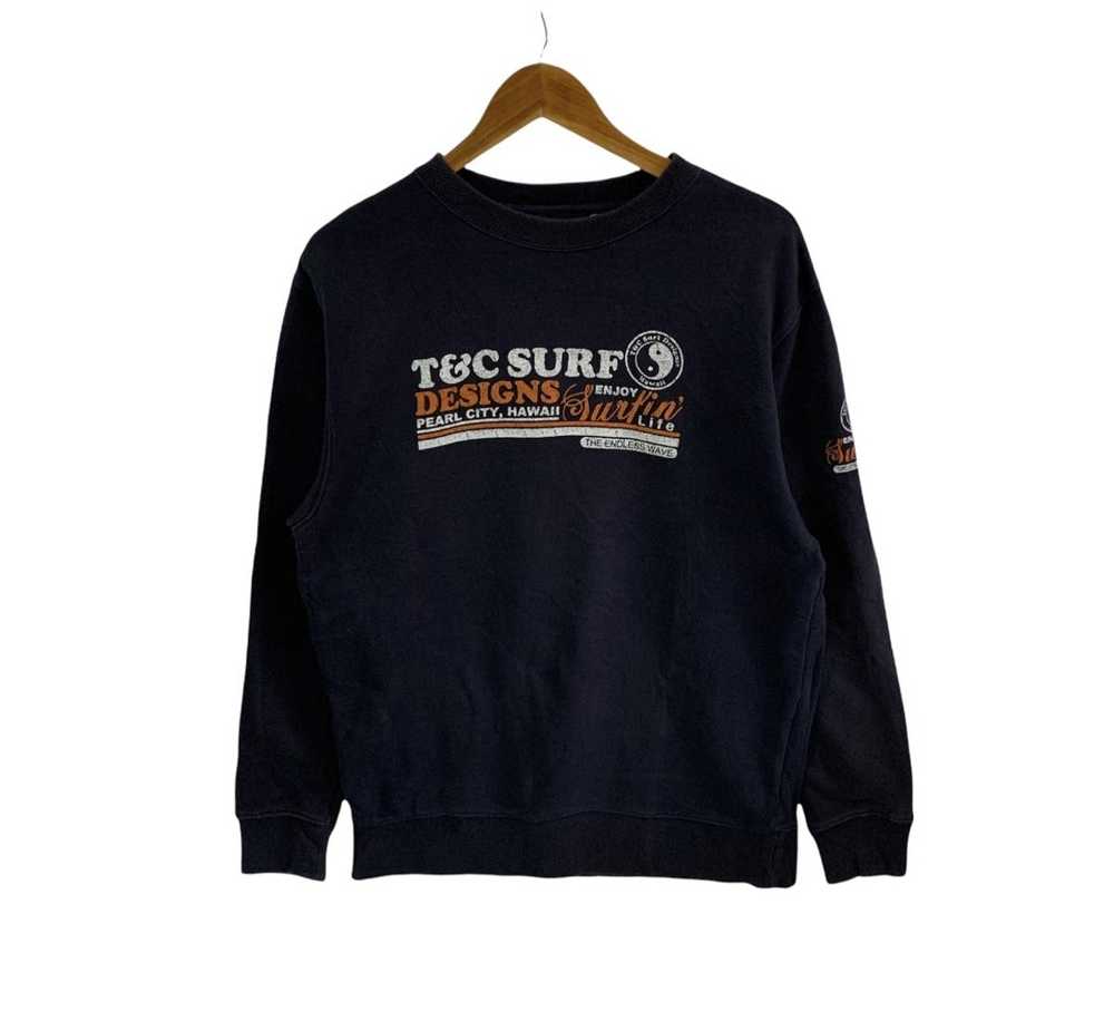 Surf Style × Vintage vintage town&country sweatsh… - image 1