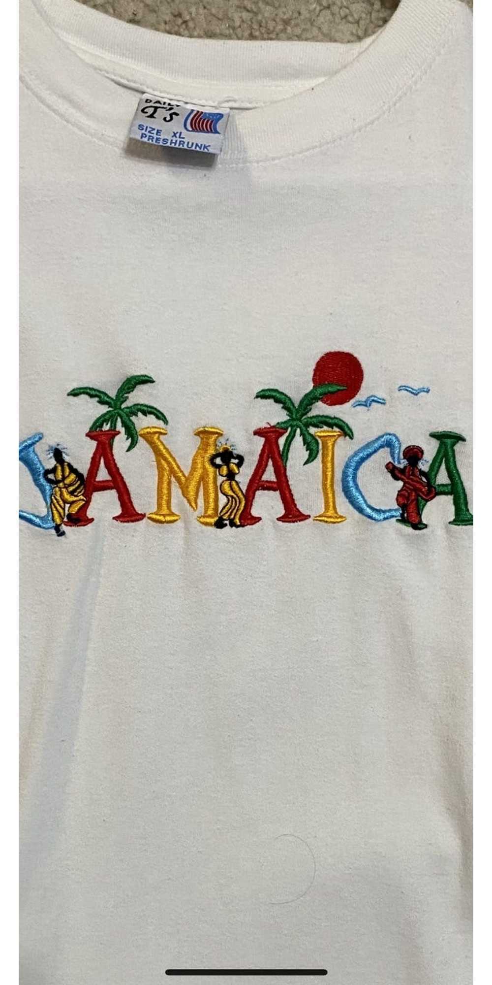 Vintage Jamaica Embroidered Chest Logo - image 2
