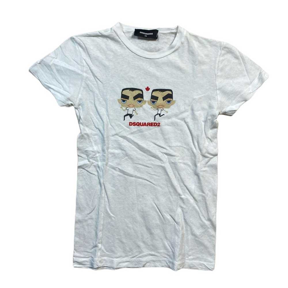 Dsquared2 × Vintage Vintage Dsquared2 white tee - image 1